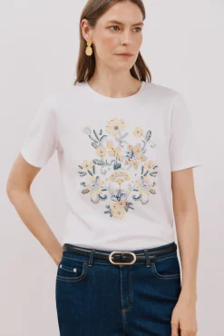 Cortefiel Camiseta estampado floral