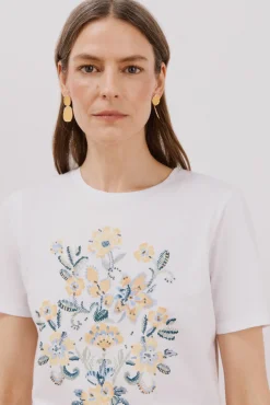 Cortefiel Camiseta estampado floral