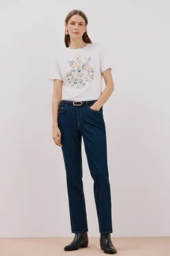 Cortefiel Camiseta estampado floral