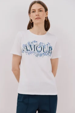 Cortefiel Camiseta estampado floral