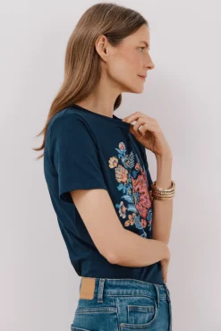Cortefiel Camiseta estampado floral