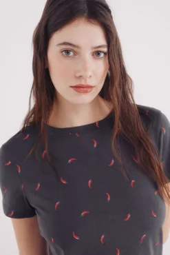 Springfield Camiseta estampado frutas