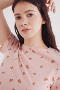 Springfield Camiseta estampado frutas