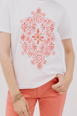 Cortefiel Camiseta estampado posicional