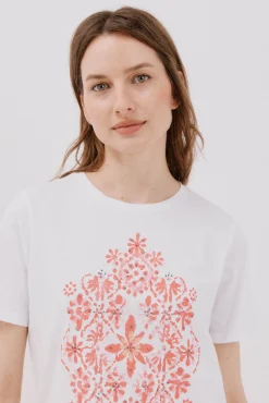 Cortefiel Camiseta estampado posicional