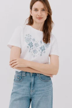Cortefiel Camiseta estampado posicional