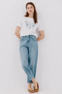 Cortefiel Camiseta estampado posicional