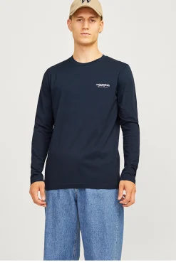 Jack & Jones Camiseta estándar fit manga larga