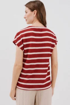 Cortefiel Camiseta estructura rayas