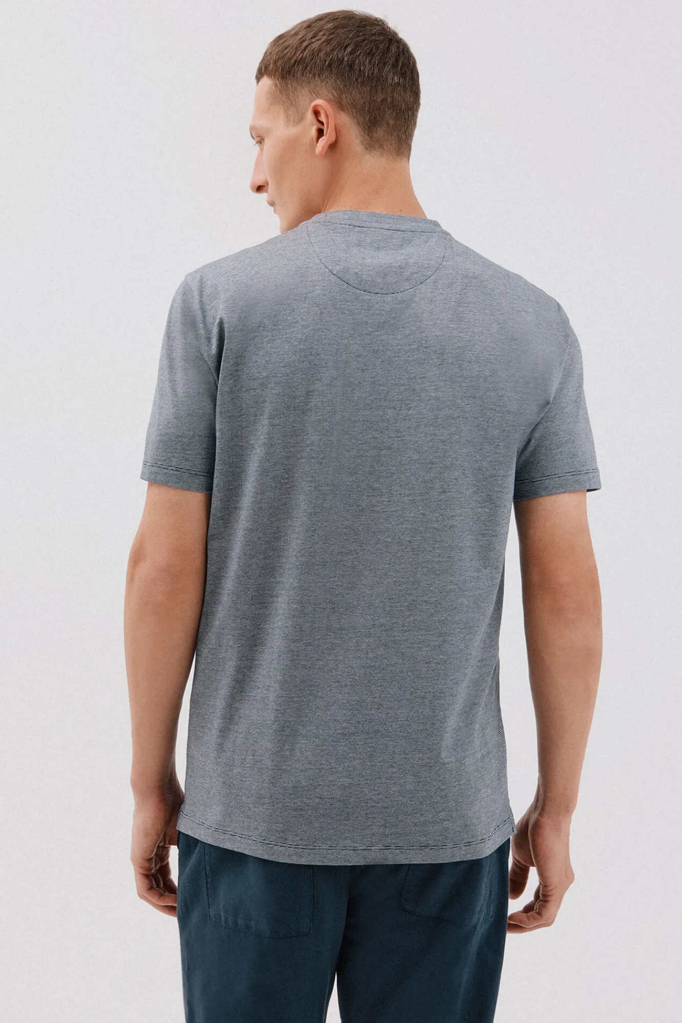 Cortefiel Camiseta falso liso slub