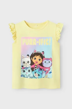 Crianças Name it Camiseta Gabby Cat