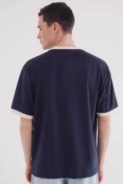Springfield Camiseta gang rib contraste