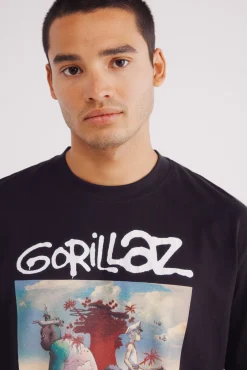 Springfield Camiseta Gorillaz Plastic Beach