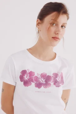 Springfield Camiseta gráfica flor