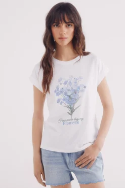 Springfield Camiseta gráfica flores