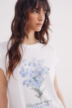 Springfield Camiseta gráfica flores