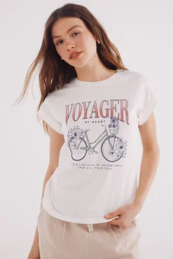 Springfield Camiseta gráfica flores