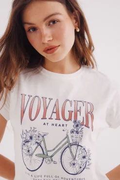 Springfield Camiseta gráfica flores