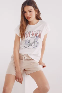 Springfield Camiseta gráfica flores