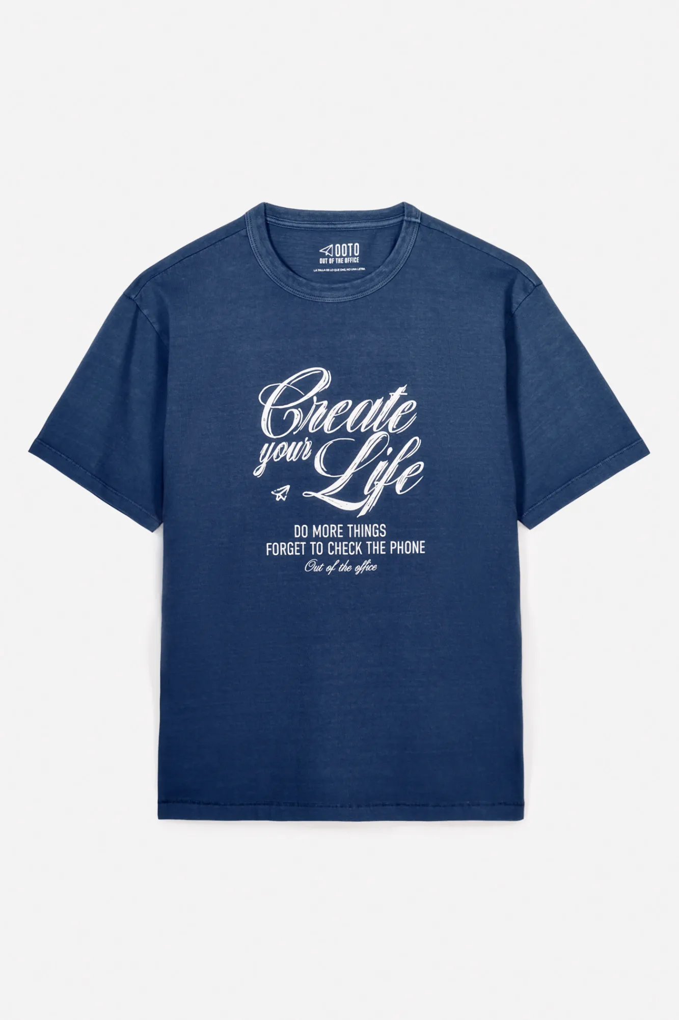 OOTO Camiseta gráfica lavada