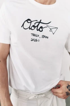 OOTO Camiseta gráfica lavada