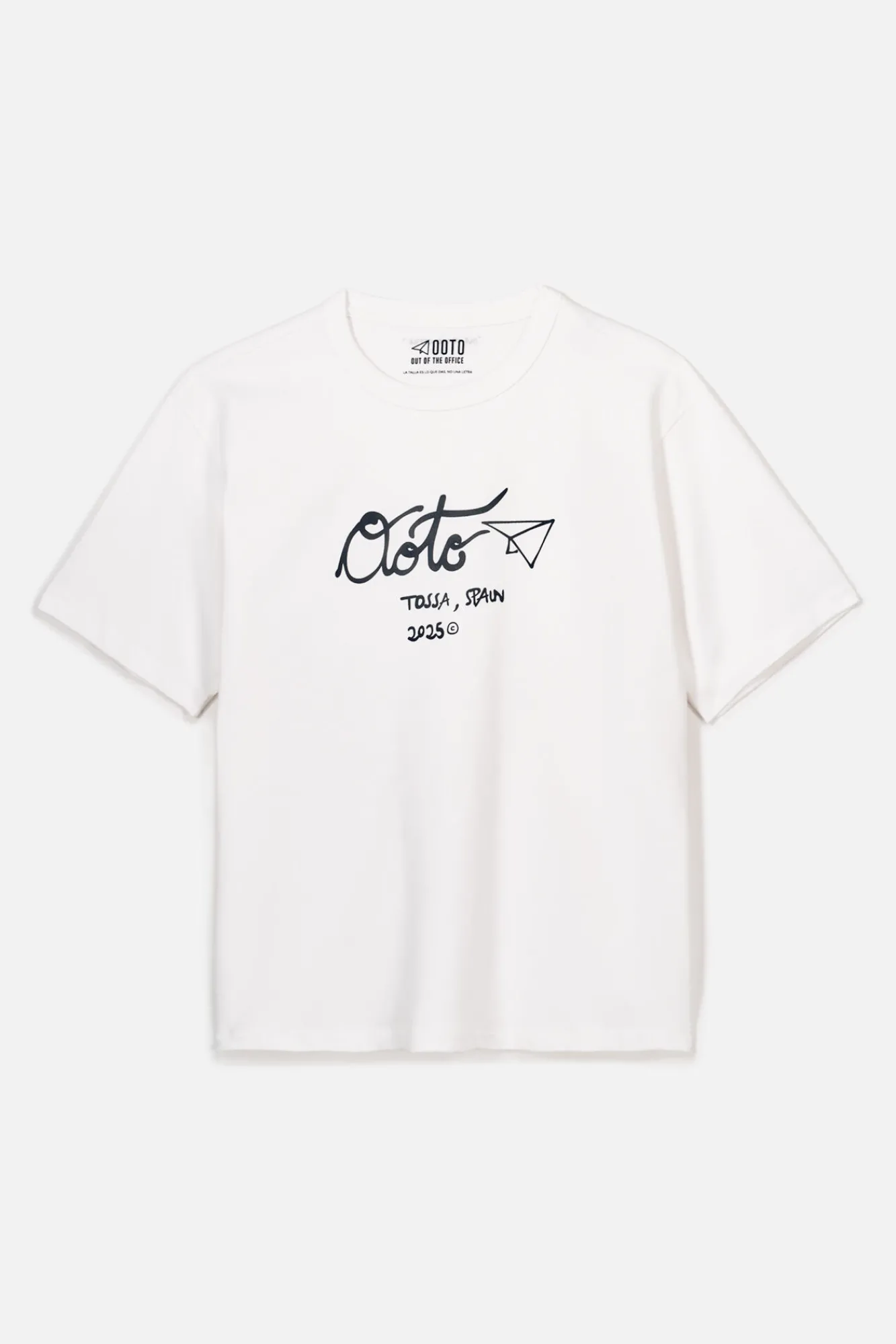 OOTO Camiseta gráfica lavada