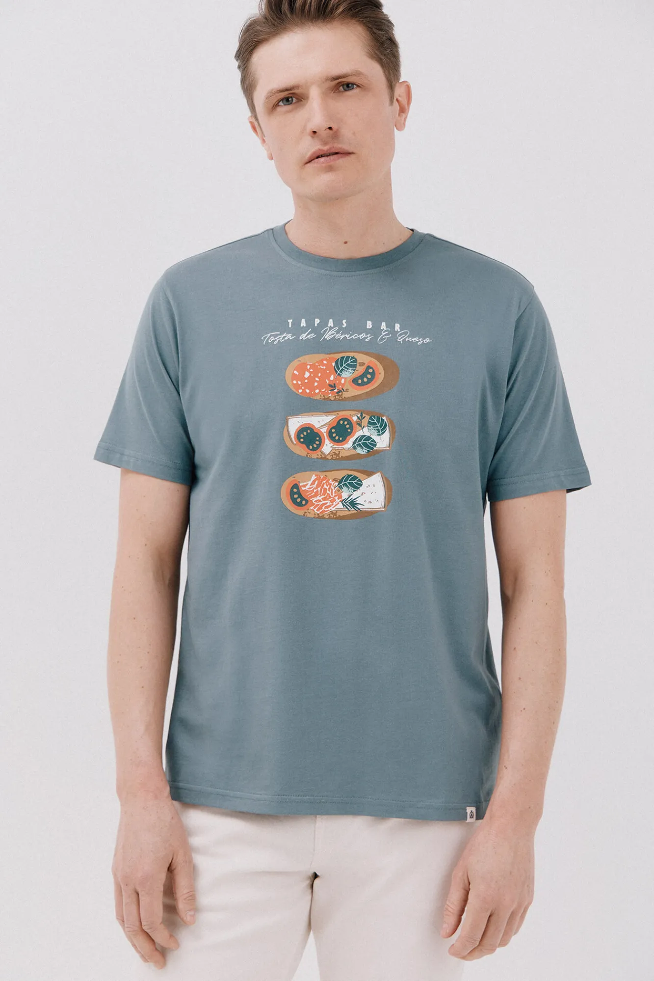 Cortefiel Camiseta gráfica tostas