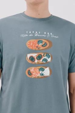 Cortefiel Camiseta gráfica tostas
