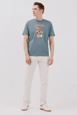 Cortefiel Camiseta gráfica tostas