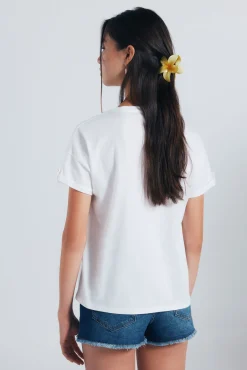 Springfield Camiseta gráfica tropical