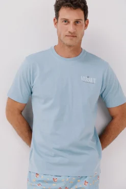 Cortefiel Camiseta gráfica vermut