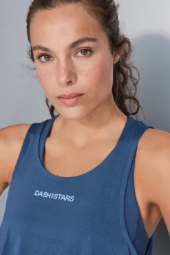 Dash and Stars Camiseta halter asimétrica