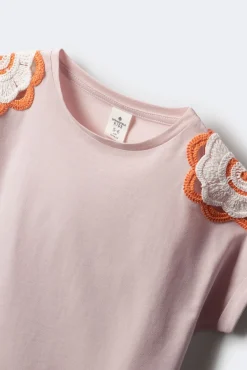Crianças Springfield Kids Camiseta hombros crochet niña