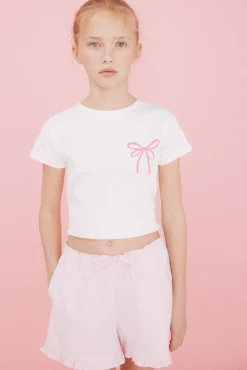 Crianças Springfield Kids Camiseta lazo niña