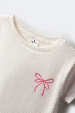 Crianças Springfield Kids Camiseta lazo niña