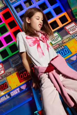 Crianças Springfield Kids Camiseta Lazo niña