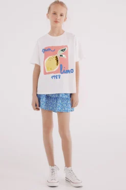 Crianças Springfield Kids Camiseta limones niña