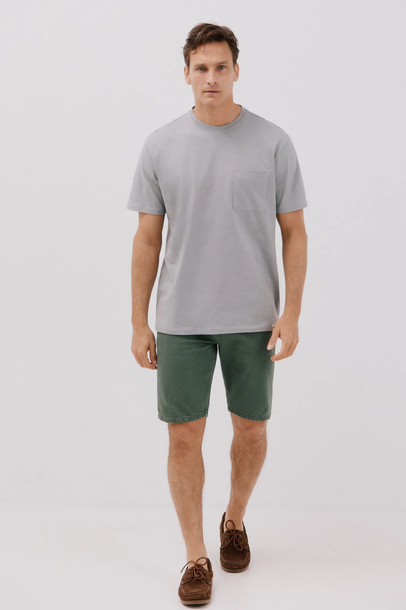 Cortefiel Camiseta lisa slub