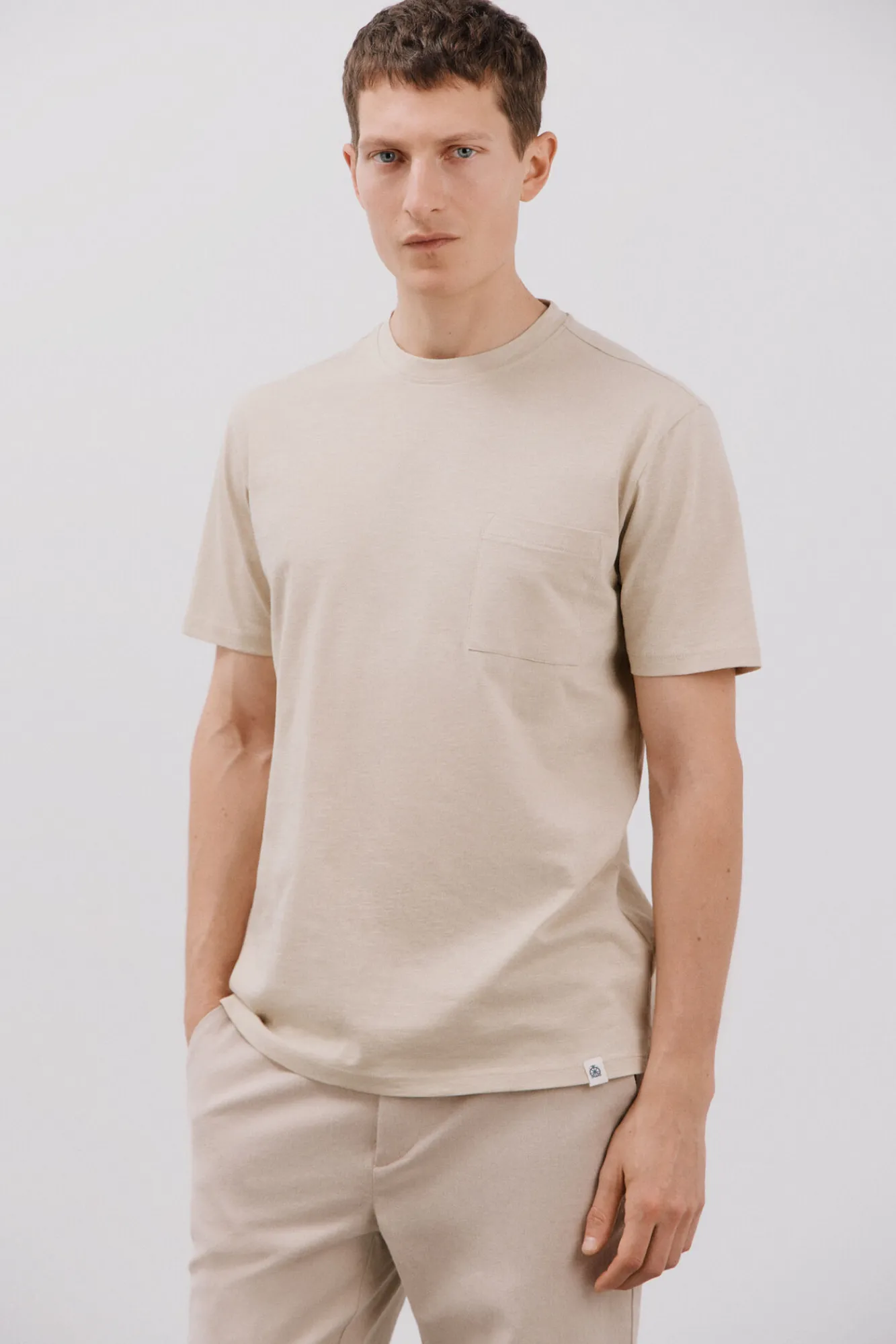 Cortefiel Camiseta lisa slub