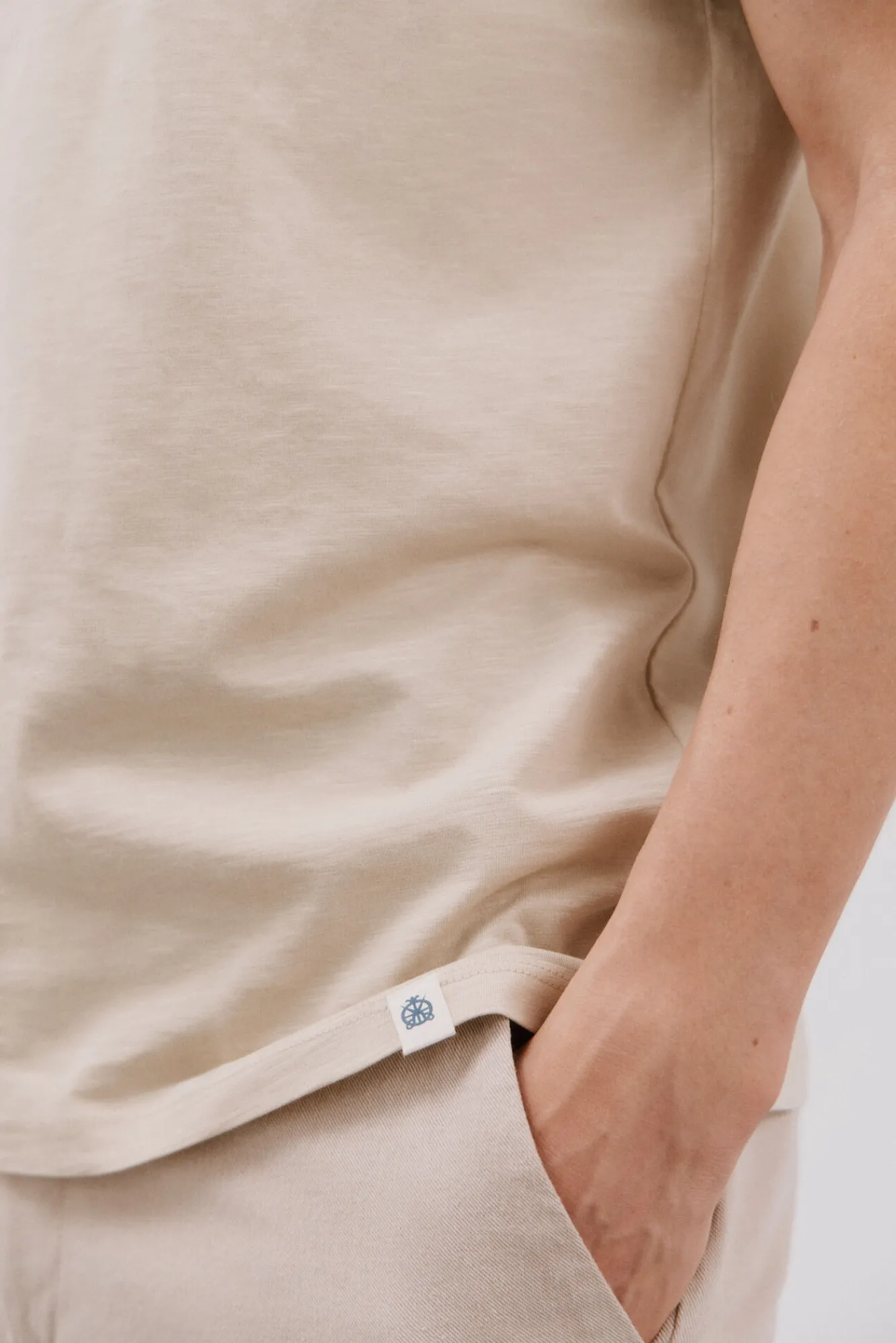 Cortefiel Camiseta lisa slub