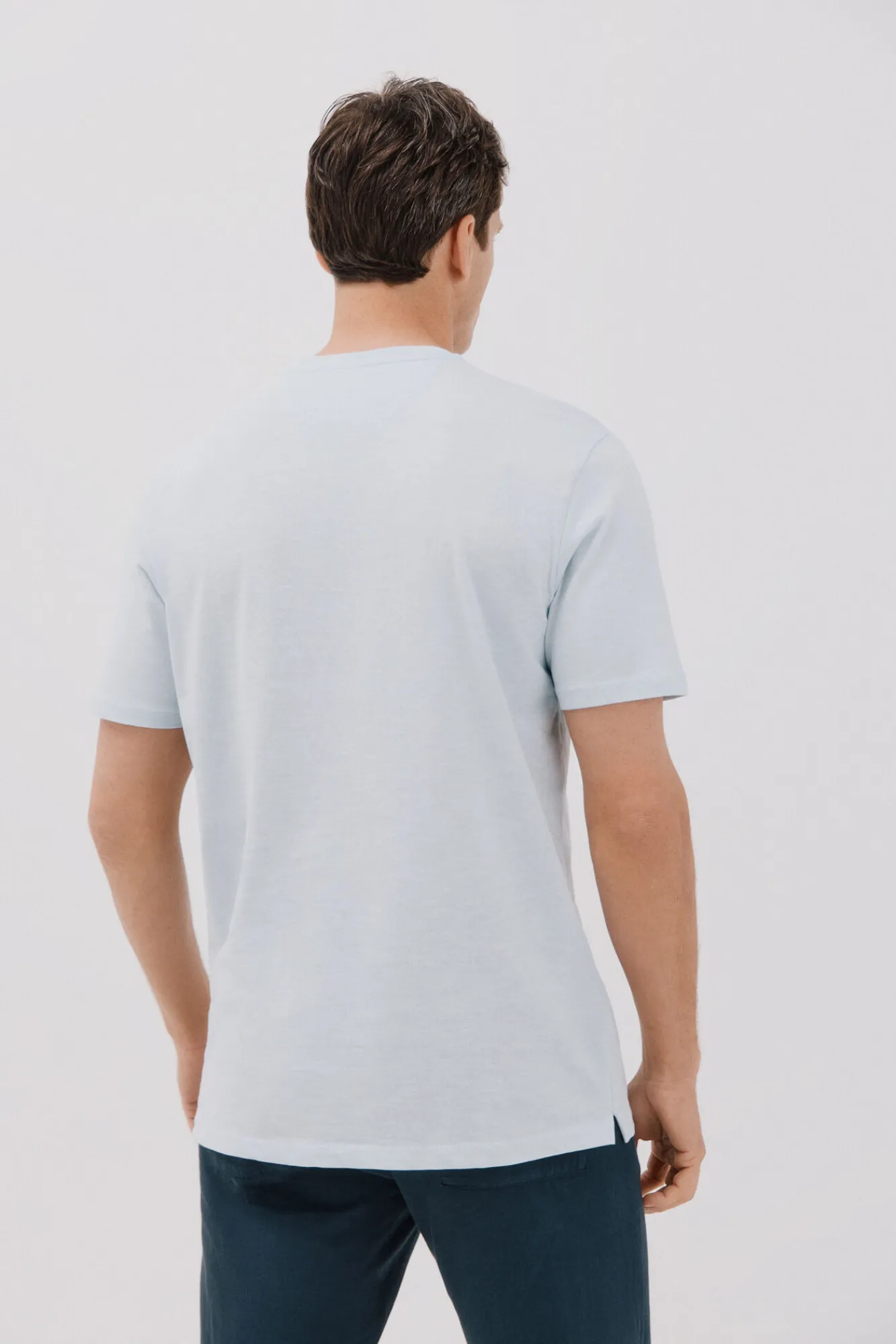 Cortefiel Camiseta lisa slub