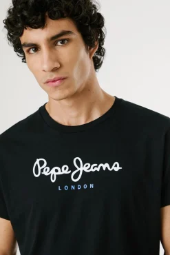 Pepe Jeans Camiseta Logo Estampado Fit Regular