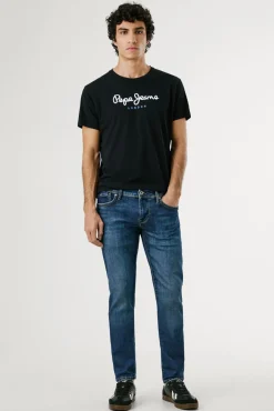 Pepe Jeans Camiseta Logo Estampado Fit Regular