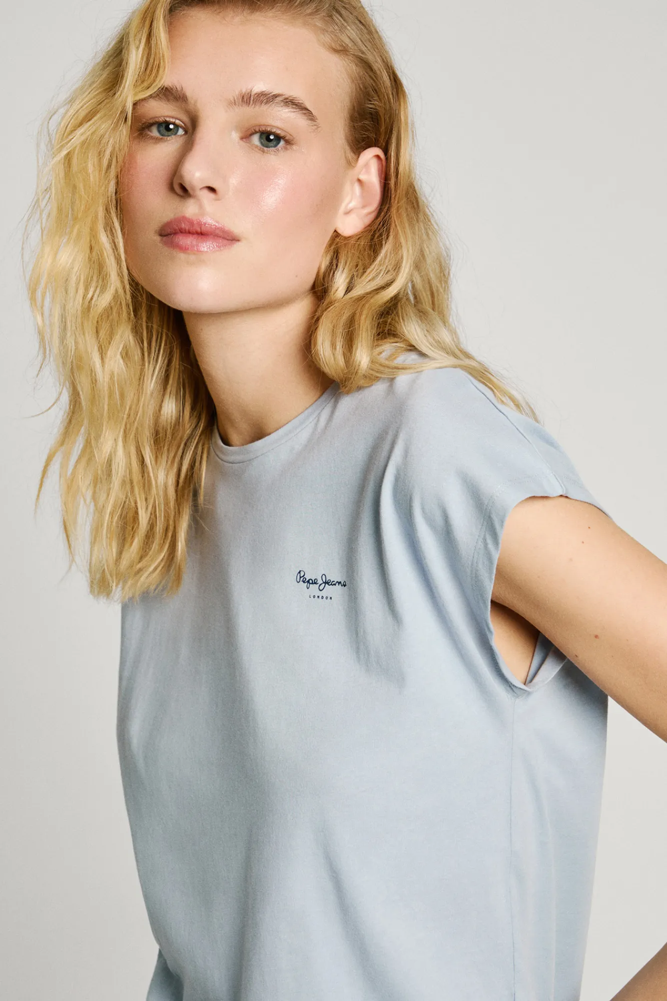 Pepe Jeans Camiseta logo estampado fit slim