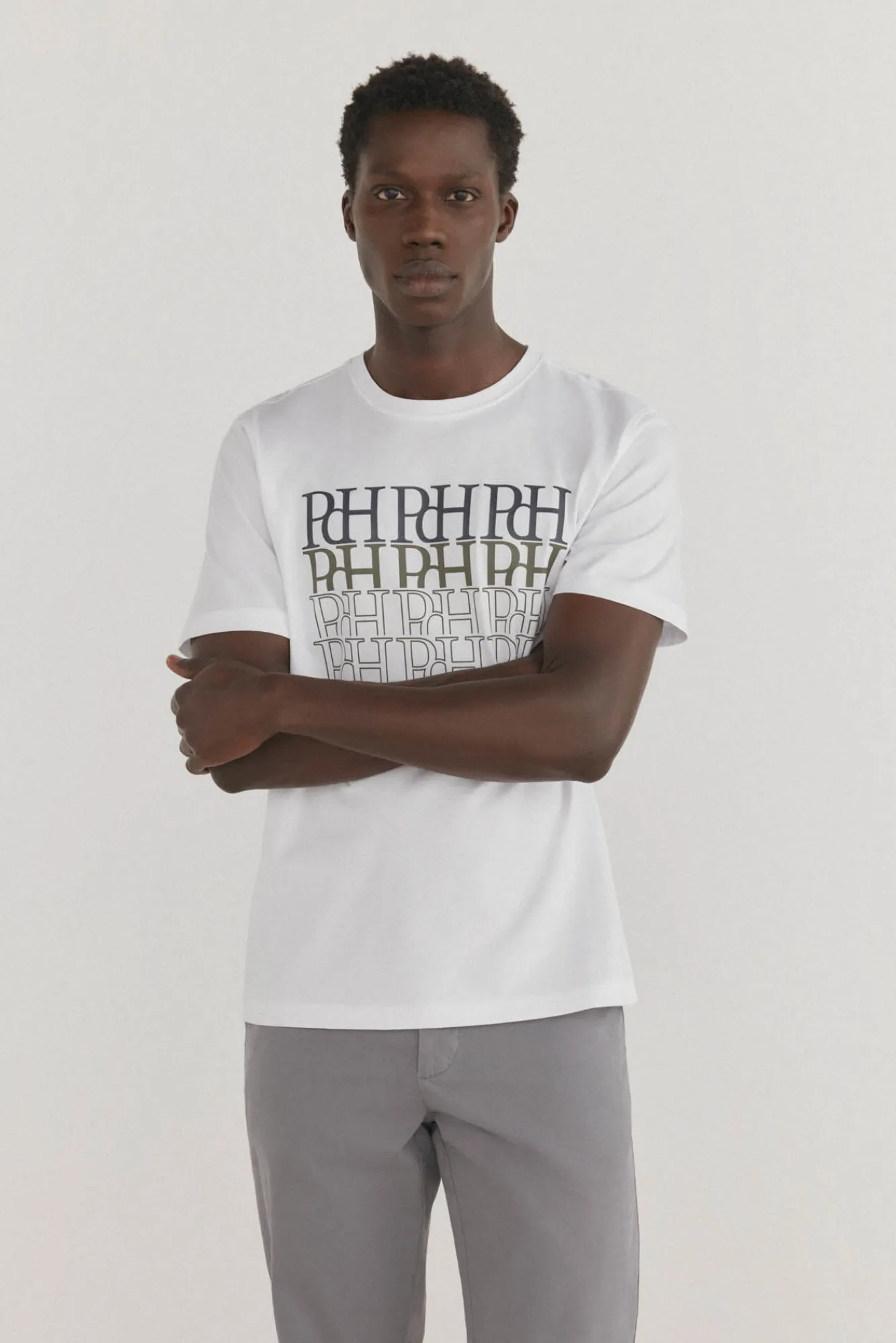 Pedro del Hierro Camiseta logos estampados