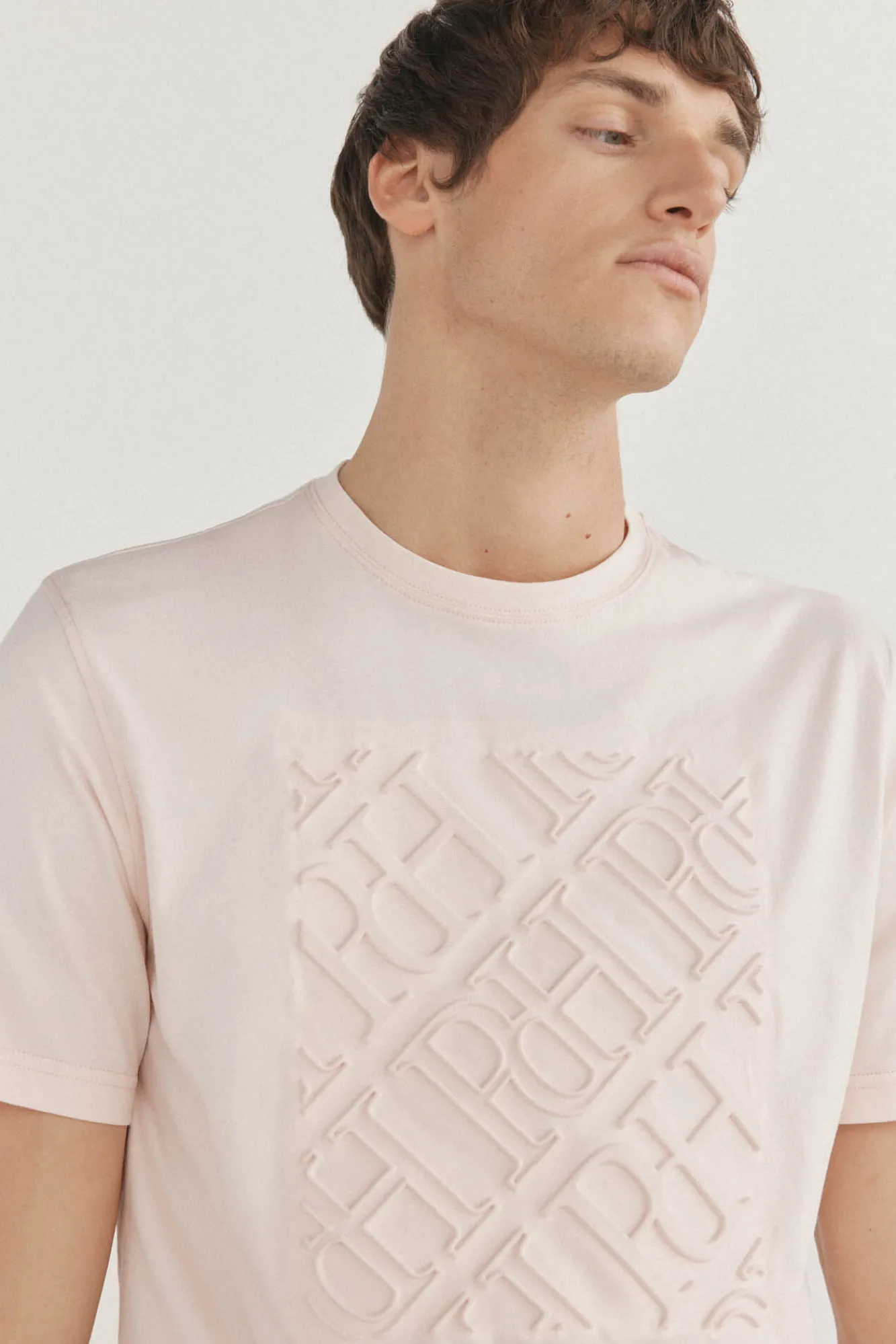 Pedro del Hierro Camiseta logos relieve