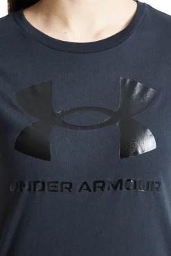 Under Armour Camiseta maga corta negra