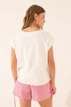 Women'secret Camiseta manga corta 100% algodón Snoopy