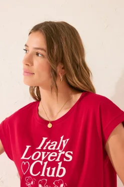 Women'secret Camiseta manga corta 100% algodón Snoopy