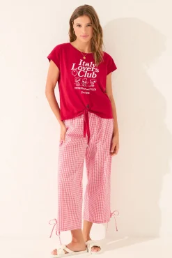 Women'secret Camiseta manga corta 100% algodón Snoopy